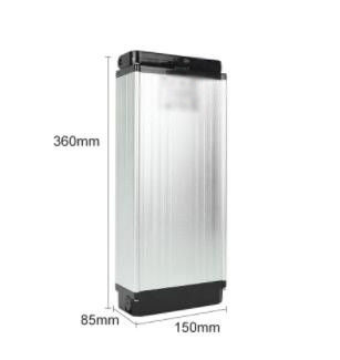 Silberner E-Bike Batterieersatz 48V für E-Go Wondervelo Hapex City Line