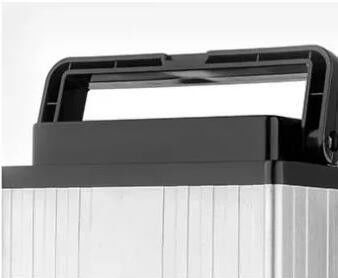 Ersatzbatterie für Ebikes Langzeitzyklus 48V 250W 500W Silber Rückständer Wiederaufladbares Ebikebatterie Fiets Accufahrrad Akku Fur Elektrofahrrader Lithiumbatterie