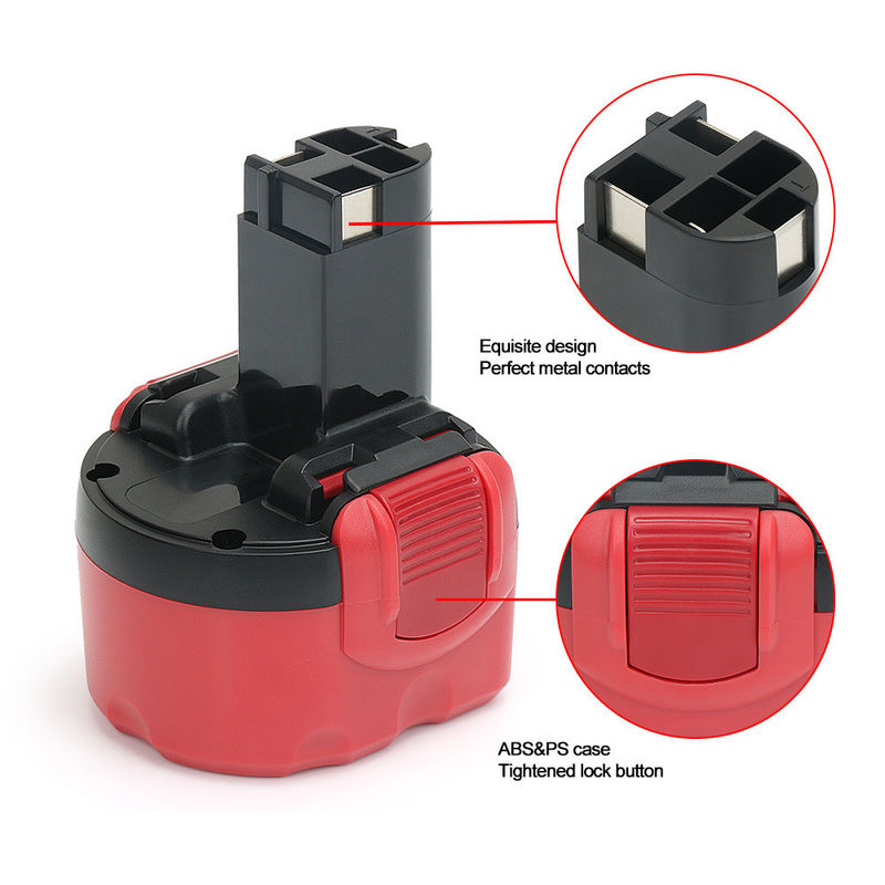 Elektrowerkzeugbatterie 9,6 V 2500 mAh für Boschbat048, Bat100, Bat119, 2607 335 540, 2607 335 674, 2607 335 682