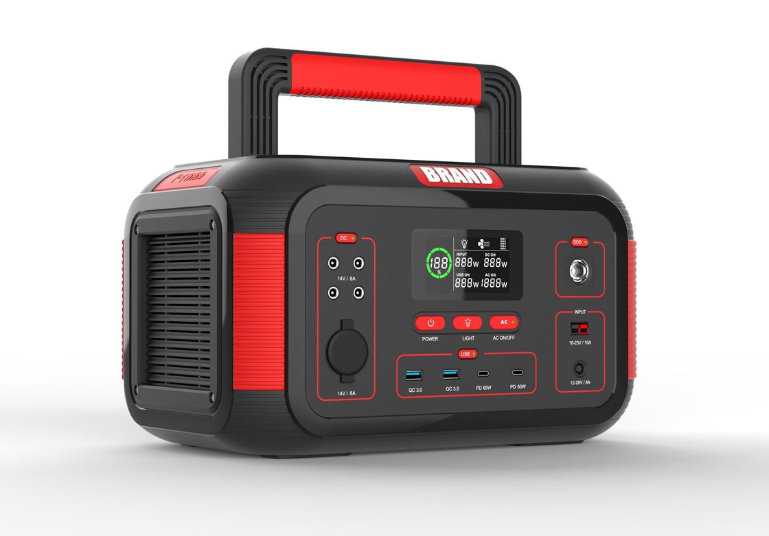 USB 1000W 22,2V 36,4ah Wiederaufladbare Solar-Portable Power Station für das Haus Outdoor Camping