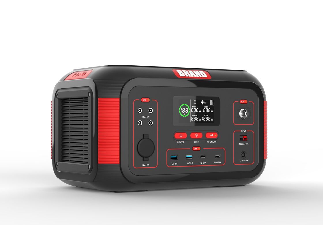 USB 1000W 22,2V 36,4ah Wiederaufladbare Solar-Portable Power Station für das Haus Outdoor Camping