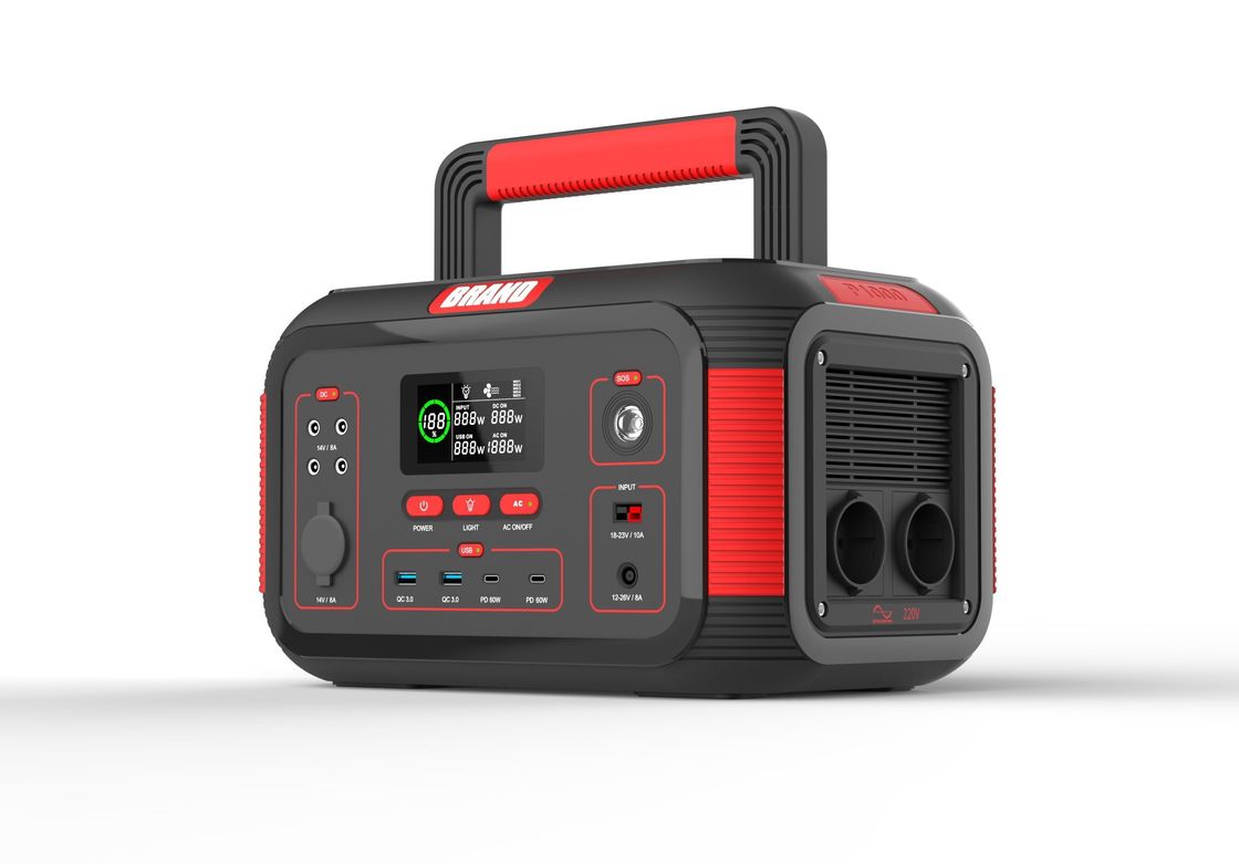 USB 1000W 22,2V 36,4ah Wiederaufladbare Solar-Portable Power Station für das Haus Outdoor Camping