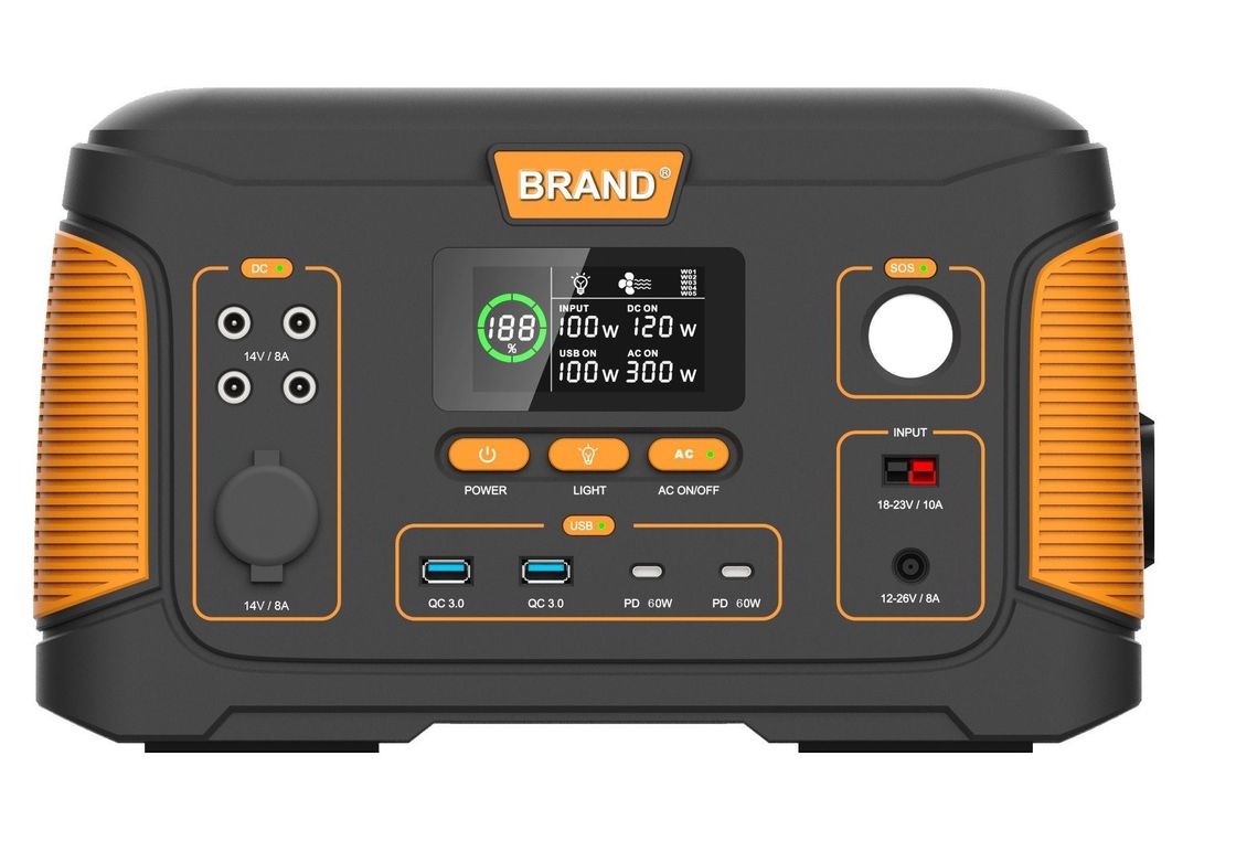 Zuhause/ Außenbereich/ Camping Solaranlage USB 650W 22.2V 28.6ah wiederaufladbar