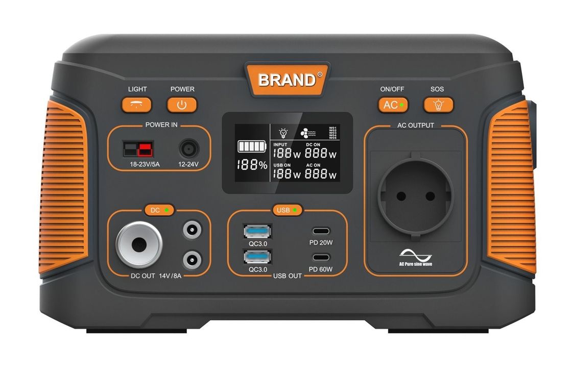 Außencamping 300W Solargenerator Portable Power Station 14,8V 20,8ah Multifunktionskraftwerk
