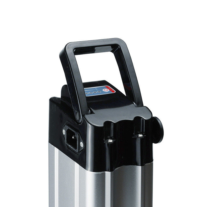 36V 13h 468 Wh Silber Fisch E-Bike Batterie Oberentladung RCA Ladestation