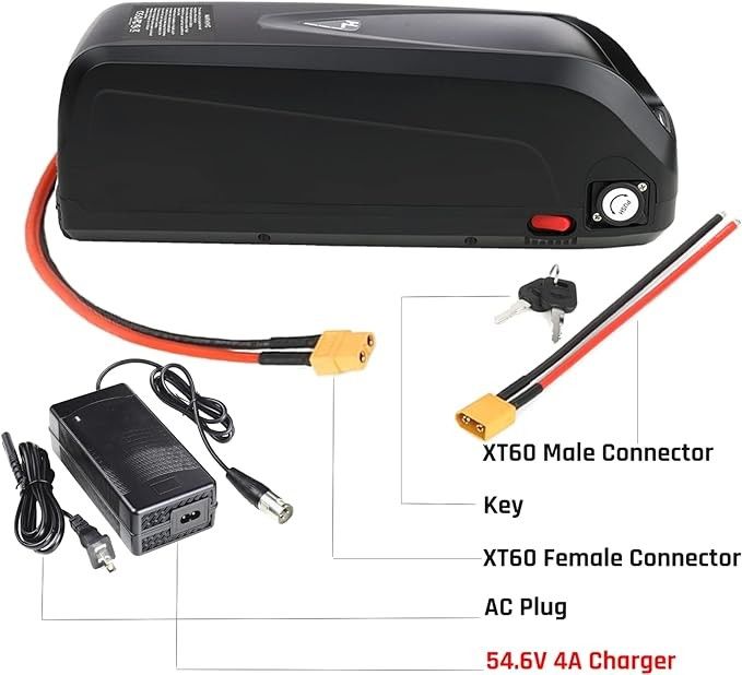OEM-Impulsbatterie 48V 15.6ah 17.4ah, 19.2ah, E Bike Ersatzbatterie passt Panasonic Elektrofahrrad