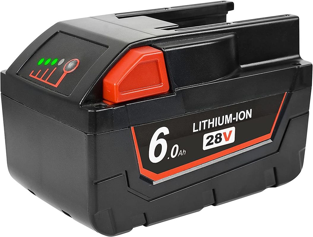 10 Jahre Fabrikersatz 28V Hochspannung Milwaukee Power Tool Batterie 6000mAh mit 1 Jahr Garantie