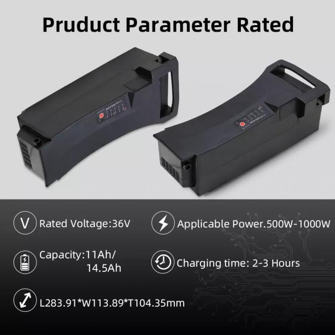 36V 13ah Lithium-Ionen-E-Bike Ersatzbatterie Kompatibel mit Ebikes mit Panasonic 36V Systembatterie 2
